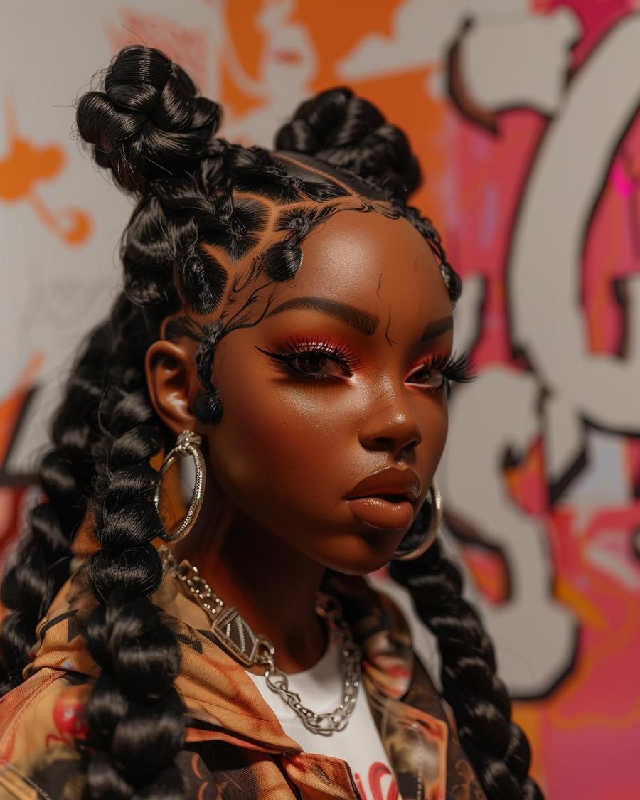 How Did Dream Doll Begin Her Musical Journey? Dream Doll standing in a studio, showcasing her musical journey, highlighting her net worth growth.