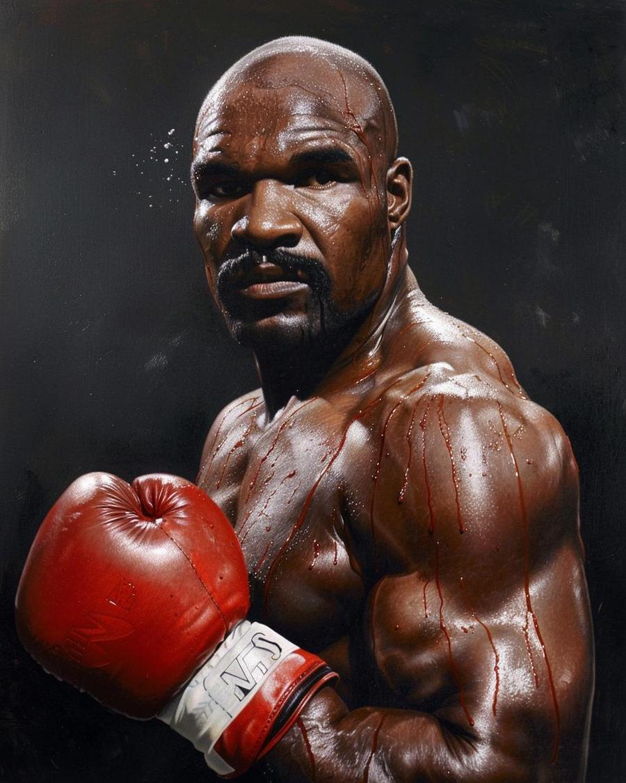 How Did Evander Holyfield Manage His Wealth? Evander Holyfield networth infographic, detailing wealth management and earnings highlights.