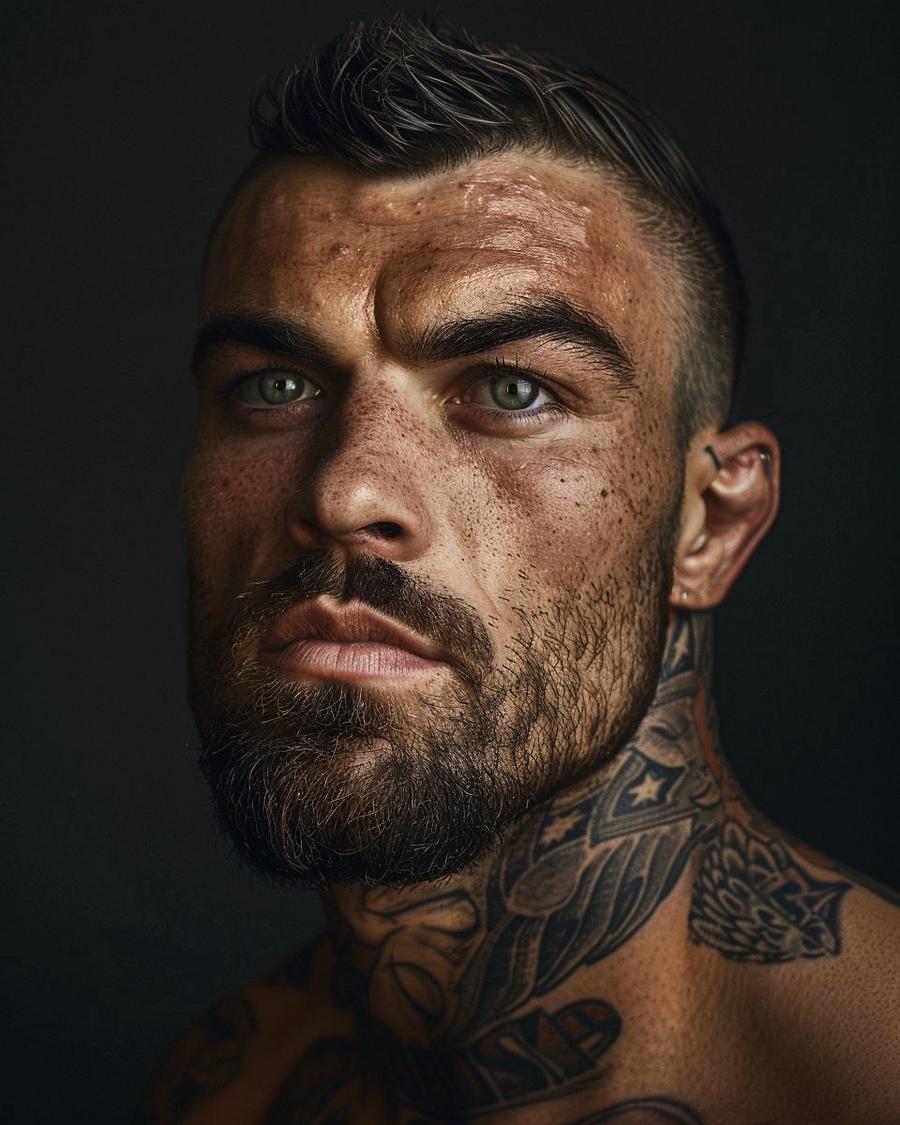 How Did Mike Perry's Move to BKFC Affect His Earnings? Mike Perry posing with BKFC earnings, showcasing impact on his net worth.