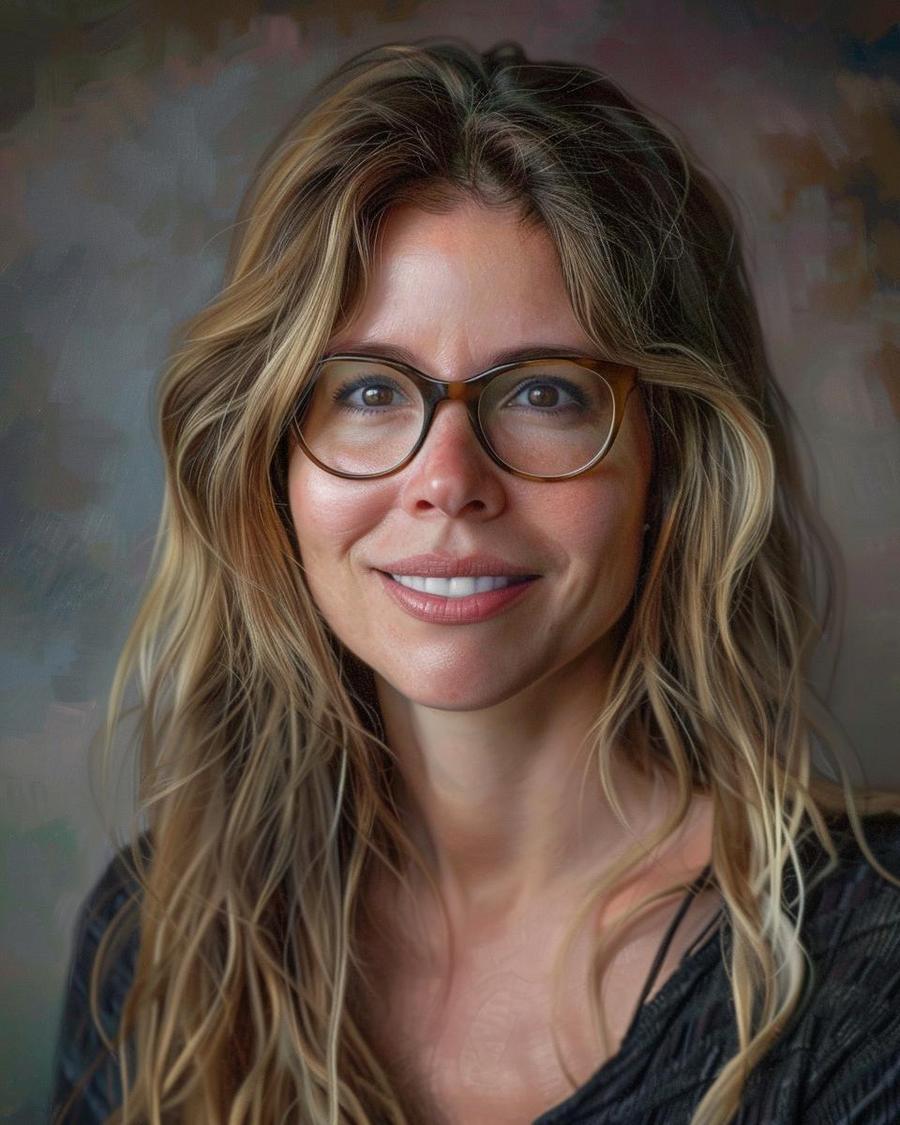 How Did Shannon Klingman Build Her Career? Shannon Klingman standing with a chart depicting her career growth and net worth increase.