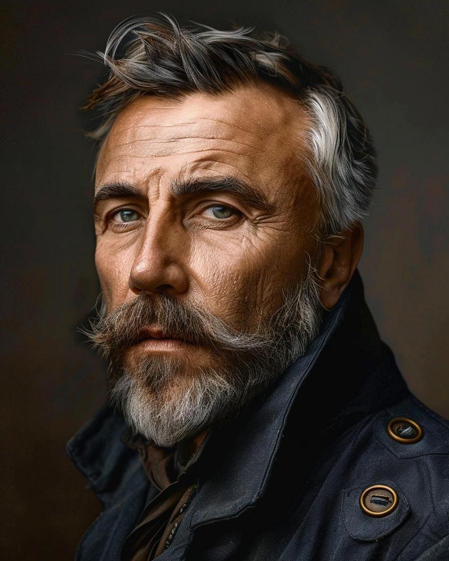 How Does Christoph Waltz Manage His Wealth? Christoph Waltz reviewing financial documents, illustrating his net worth management strategy.