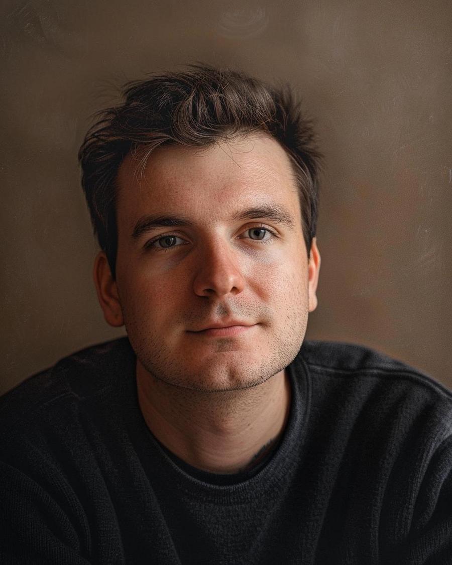 How Does Doug DeMuro's Car Collection Contribute to His Net Worth? Doug DeMuro smiling beside his car collection, showcasing his net worth growth.