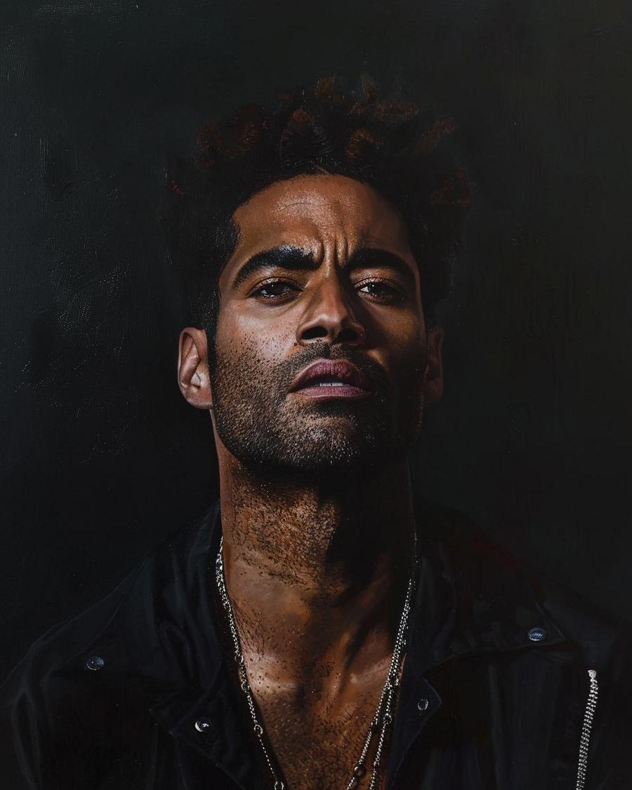 How Does Eric Benét Manage His Wealth? Eric Benét examining financial documents, reflecting on his net worth management strategy.