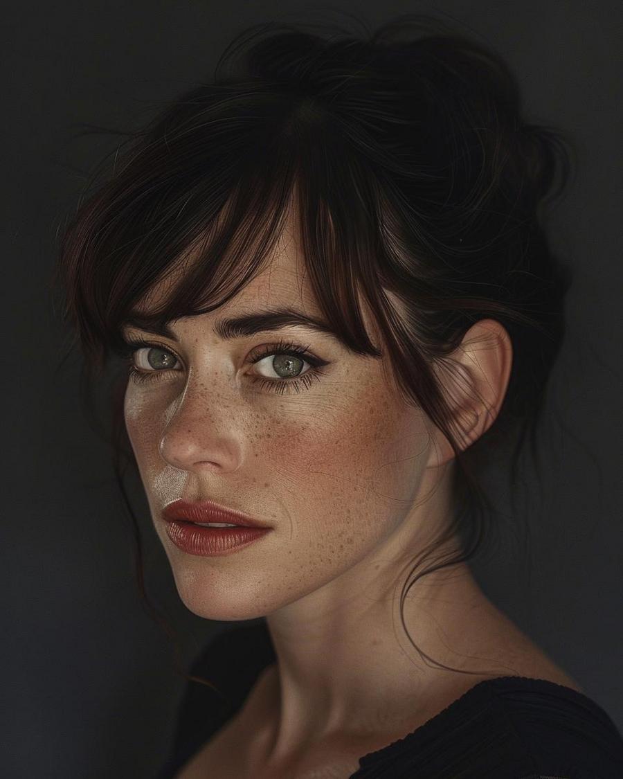 How Does Maggie Siff Manage Her Earnings and Investments? Maggie Siff reviewing financial documents, illustrating her networth management strategy.