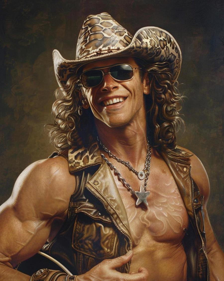 How Does Ted Nugent Manage His Finances? Ted Nugent reviewing net worth and financial documents on his desk.