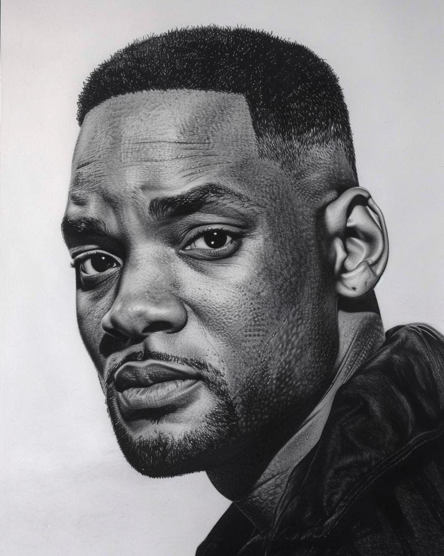 How Does Will Smith Manage His Wealth? Will Smith checking financial reports showcasing management of his net worth.