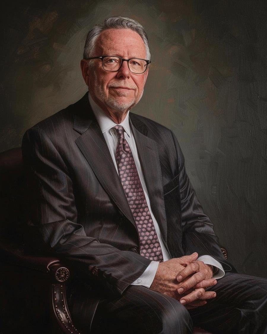 How Has Gordon McKernan's Career Contributed to His Wealth? Gordon McKernan smiling beside a graph showing the increase in his net worth.