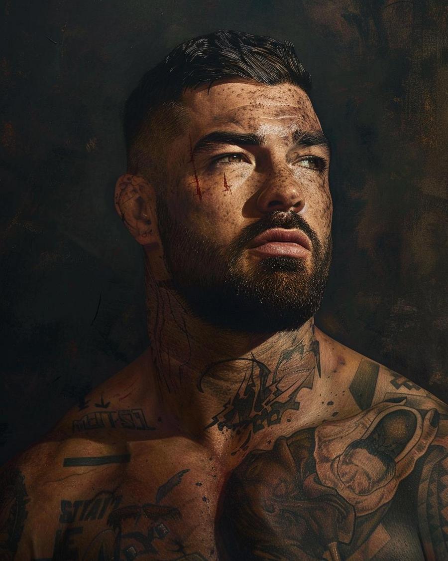 How Has Mike Perry's UFC Career Influenced His Financial Status? Mike Perry posing with earnings, showcasing UFC career impact on his net worth.