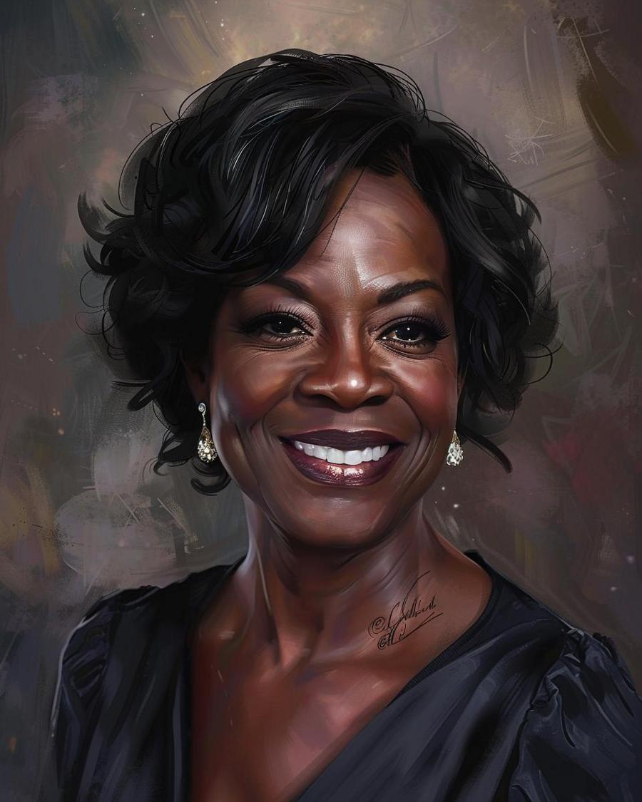 How Has Viola Davis Built Her Fortune? Viola Davis presenting at an event, illustrating her journey to amass her net worth.