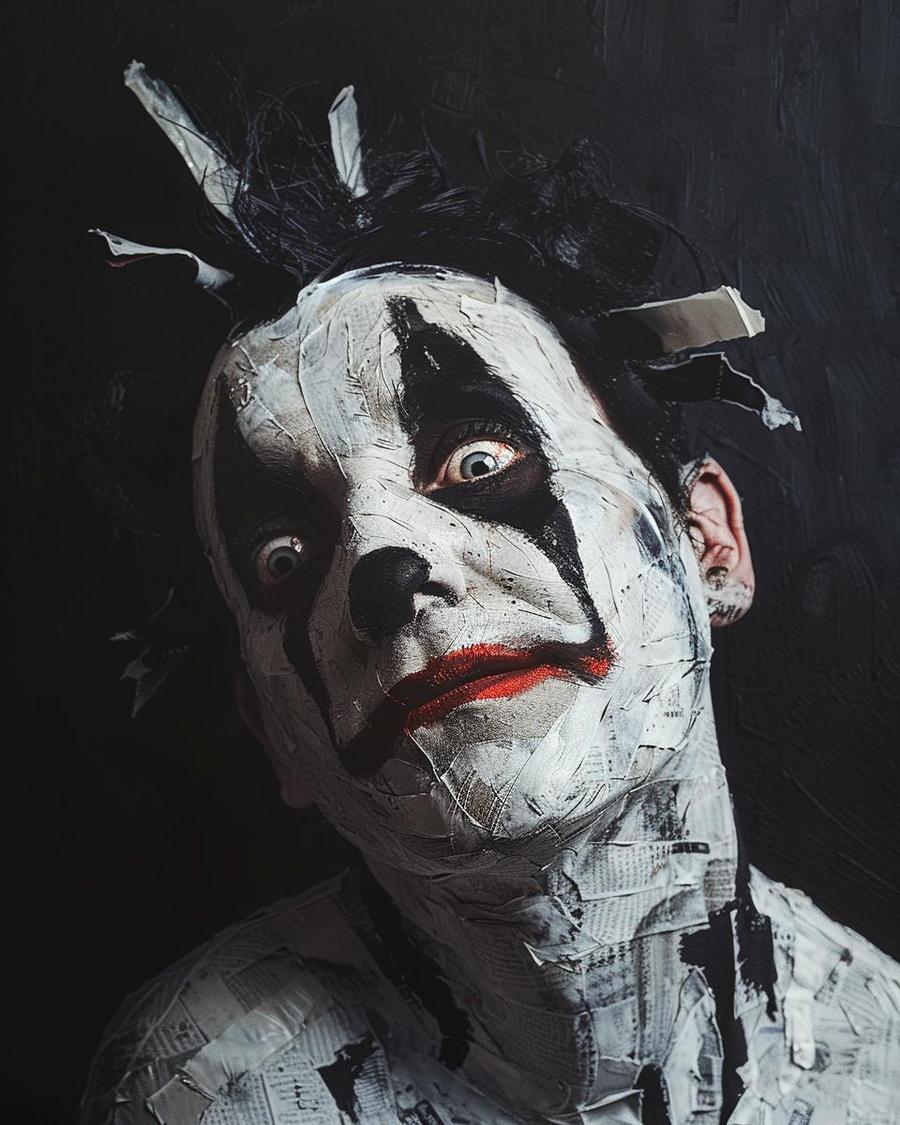 How Much Does Tape Face Earn from His Performances? Tape Face performing on stage, showcasing talent contributing to his net worth.