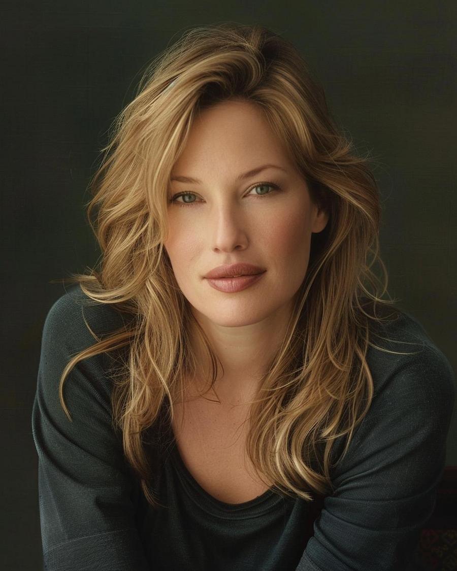 How does Joey Lauren Adams manage her wealth? Joey Lauren Adams net worth management strategies, smiling confidently with financial documents.