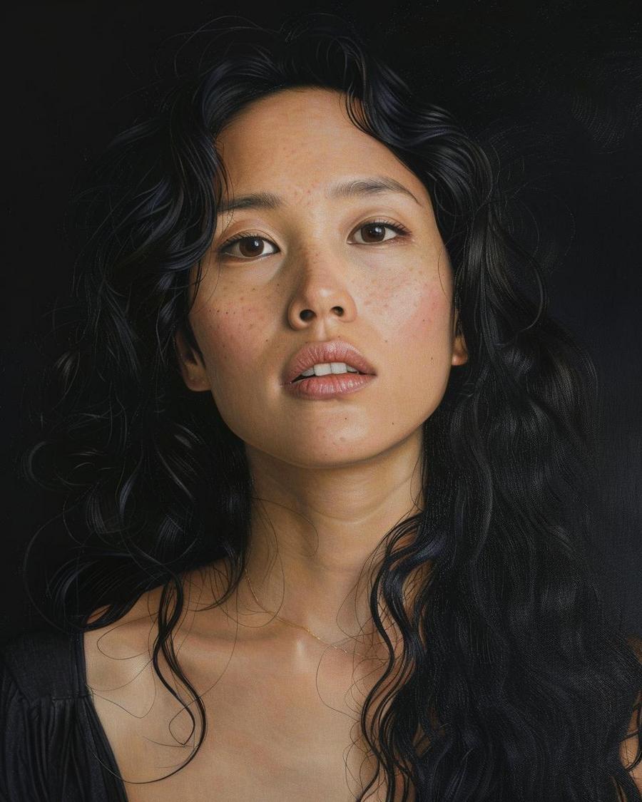 What Are Hong Chau's Most Notable Career Achievements? Hong Chau standing proudly with awards, highlighting her notable career achievements and net worth.