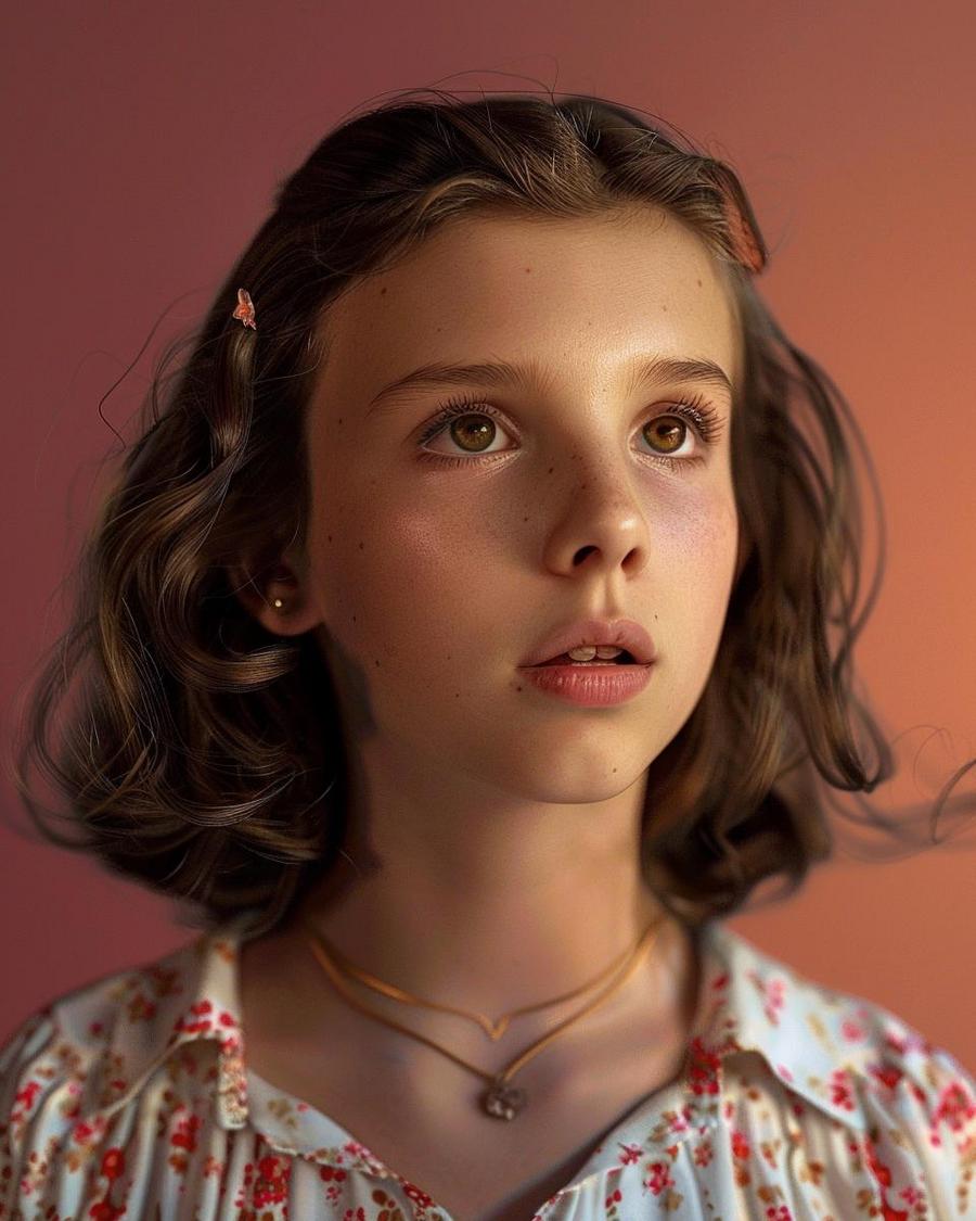 What Are Millie Bobby Brown's Major Endorsement Deals? Millie Bobby Brown net worth growth through major endorsement deals, smiling confidently.