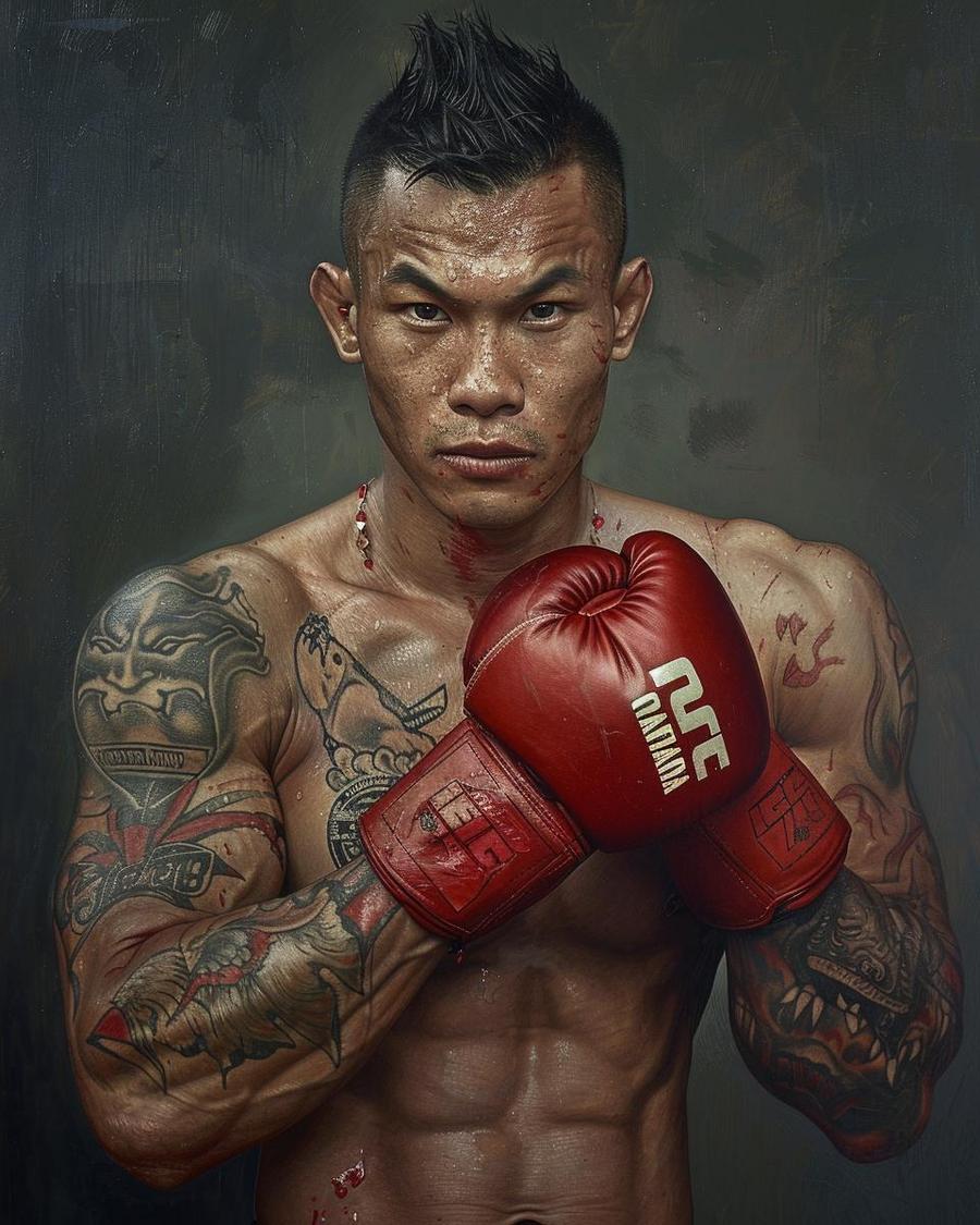 What Are Rodtang's Most Lucrative Fights? Rodtang Jitmuangnon in action, showcasing most lucrative fights highlighting Rodtang net worth.