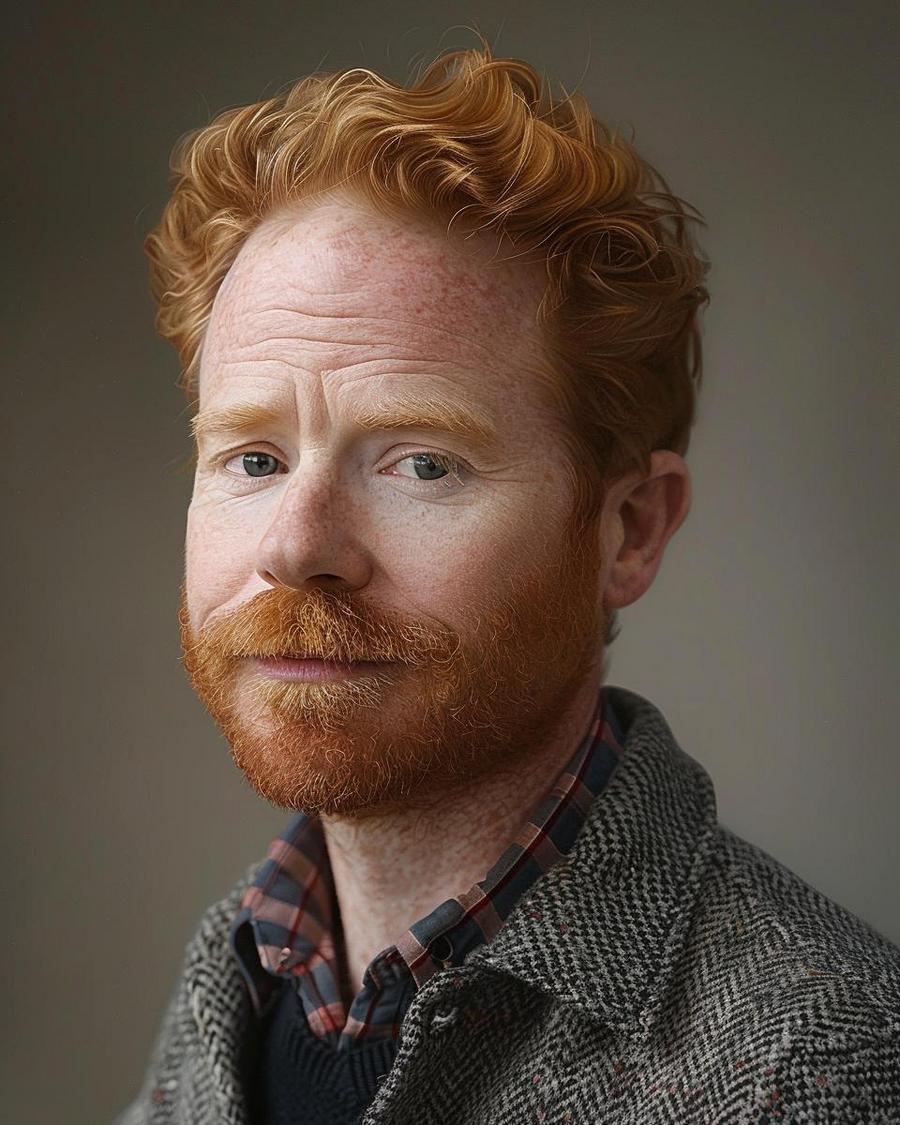 What Are the Details of Jesse Tyler Ferguson's Personal Life? Jesse Tyler Ferguson smiling, indicating his successful career contributing to his net worth.