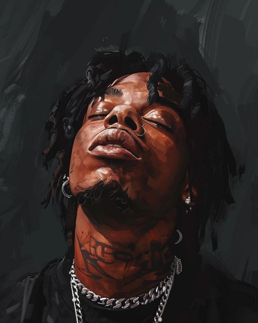 What Are the Major Career Highlights of Tay Keith? Tay Keith posing with awards, highlighting major career landmarks affecting his net worth.