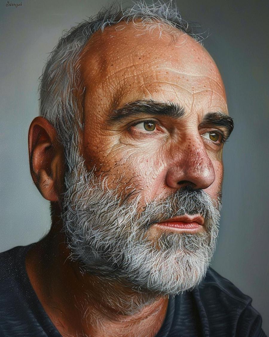 Kim Bodnia smiling, major contributions to his net worth illustrated graphically.