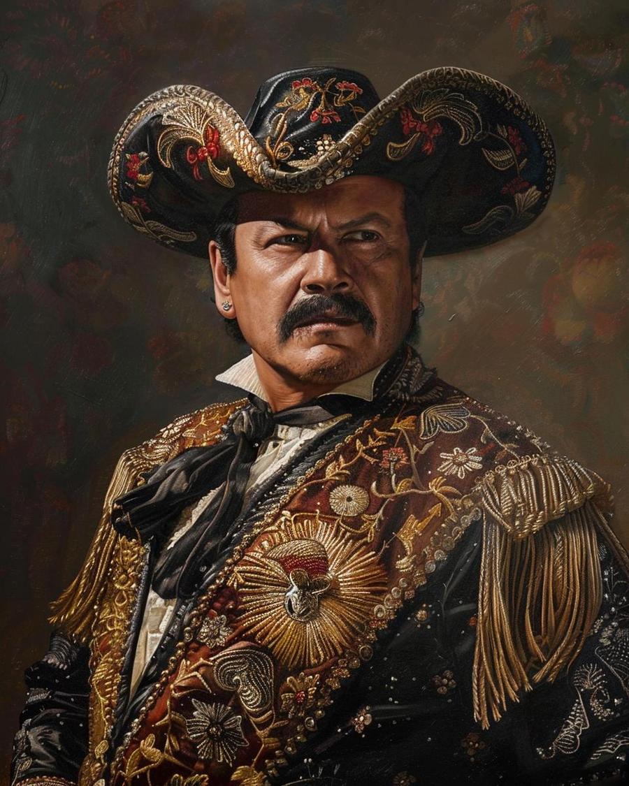 What Business Ventures Contribute to Pepe Aguilar's Net Worth? Pepe Aguilar analyzing business ventures contributing to his net worth, chart in background.