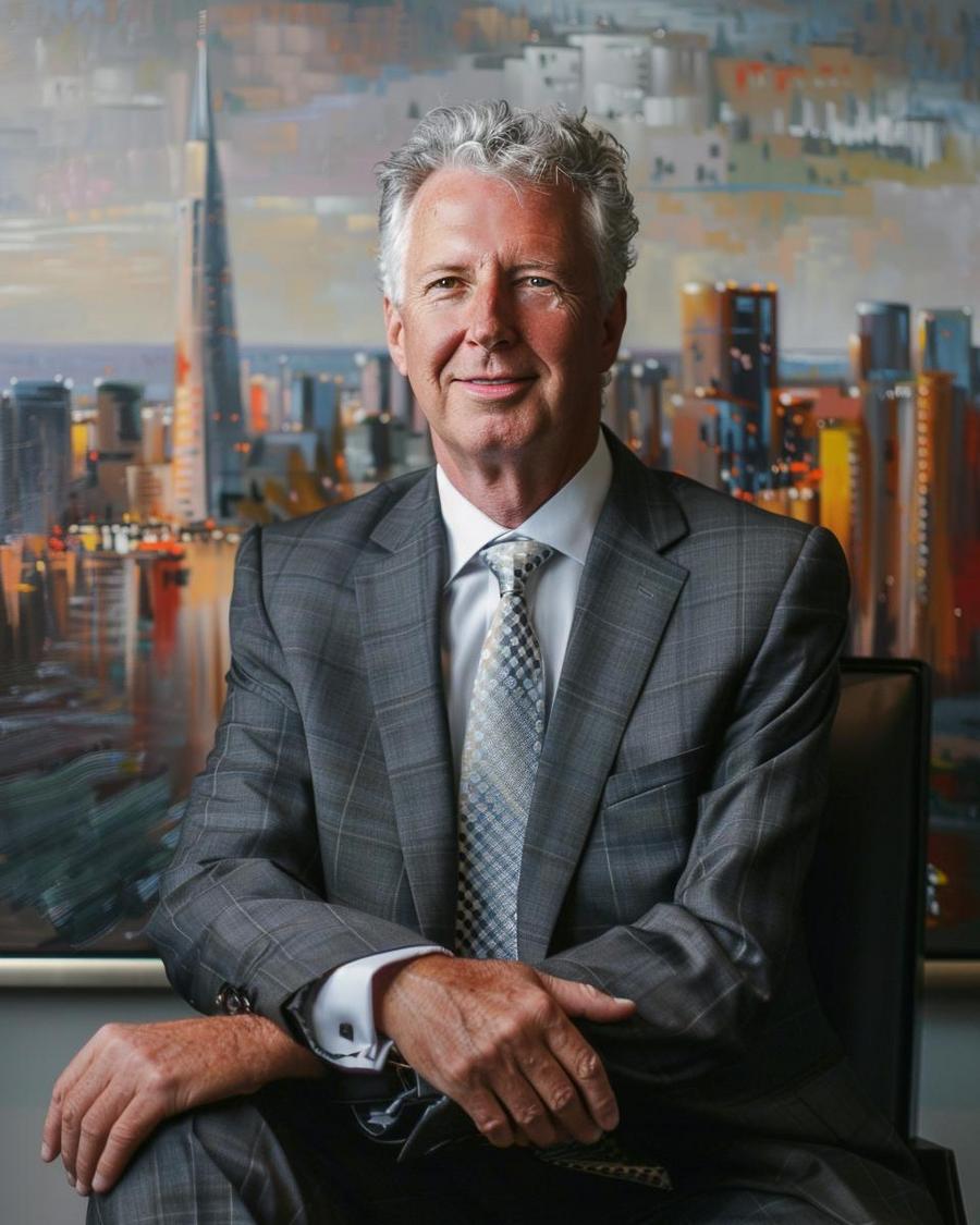 What Investment Strategies Has Eric Fry Used to Maximize His Wealth? Eric Fry standing beside chart highlighting investment strategies boosting his net worth.