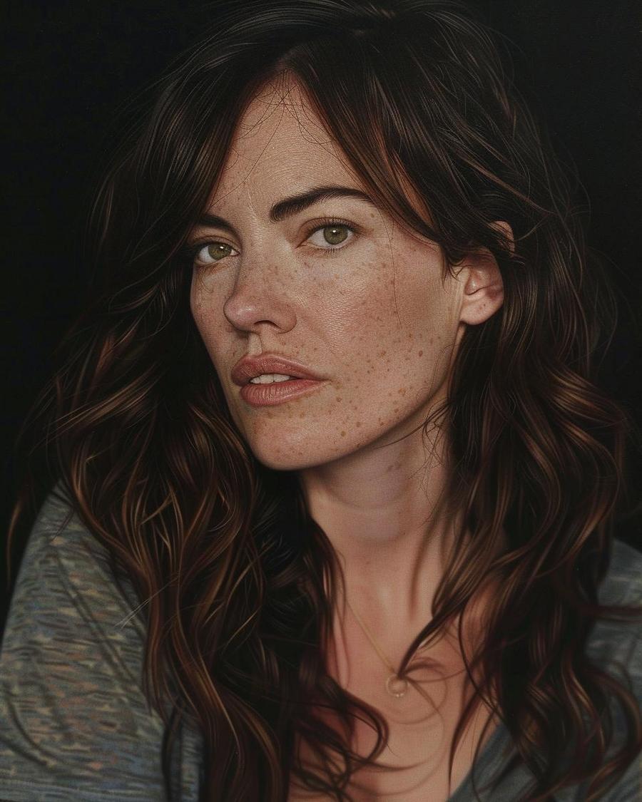 What Personal Details Define Maggie Siff? Maggie Siff smiling, hinting at her networth through her successful acting career.