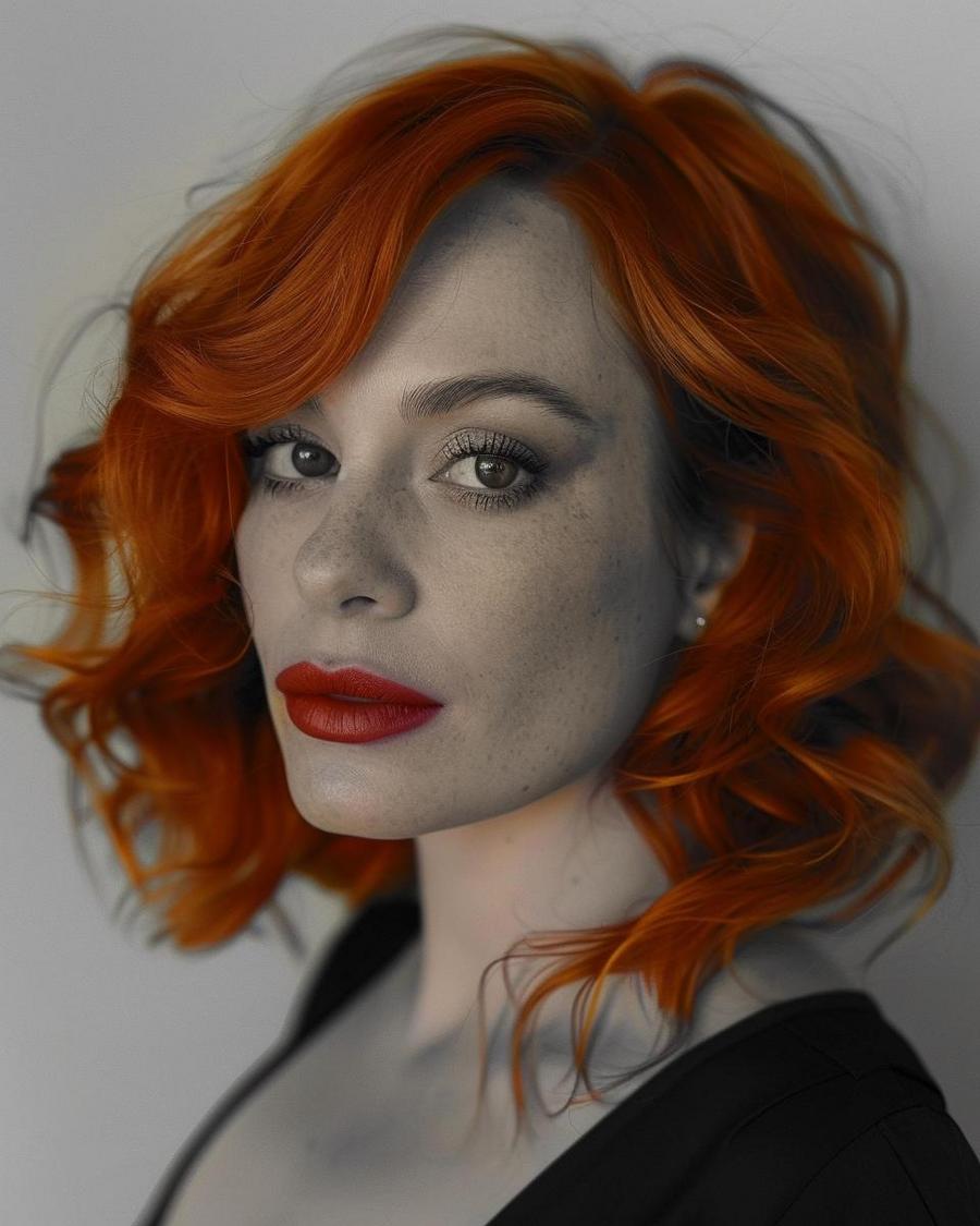 What Roles Contributed Most to Christina Hendricks' Wealth? Christina Hendricks on set, roles that boosted her net worth significantly.