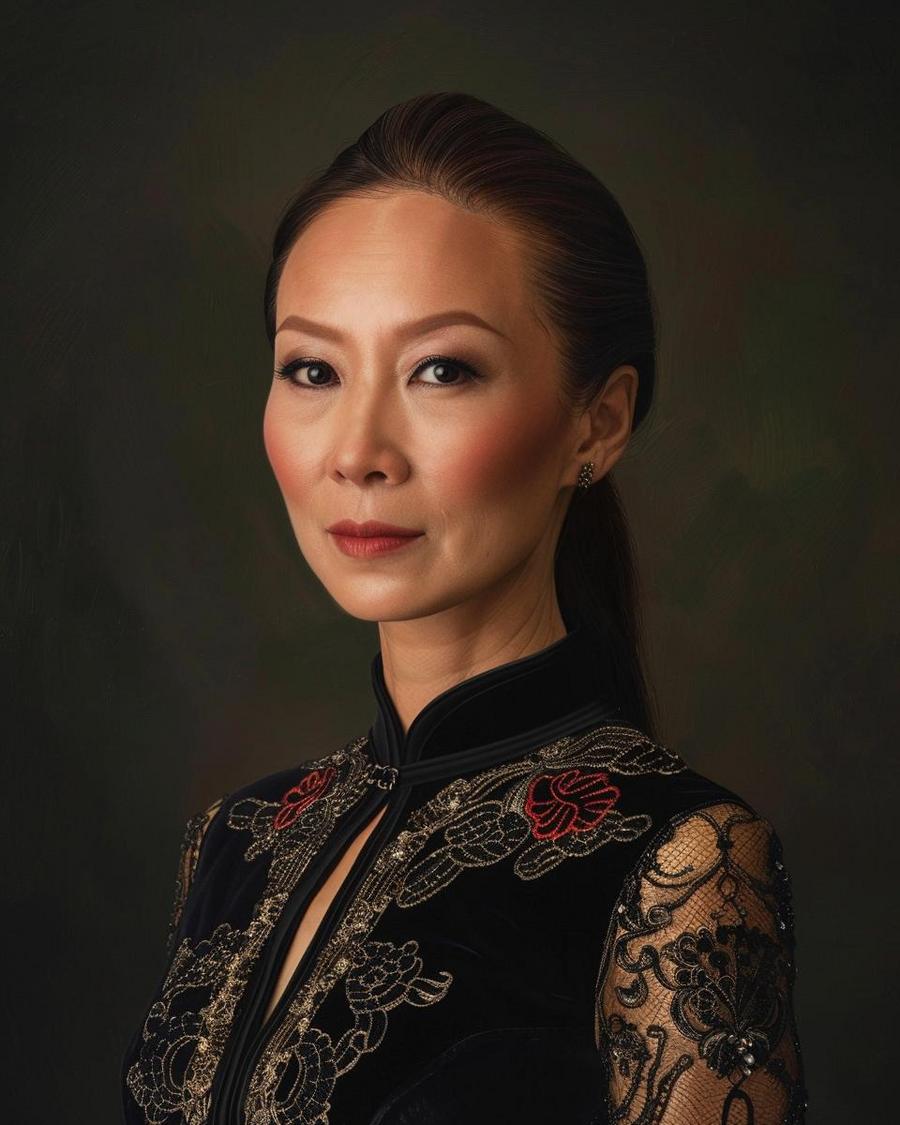 Coco Lee posing elegantly, highlighting her estimated net worth at the time of her passing.