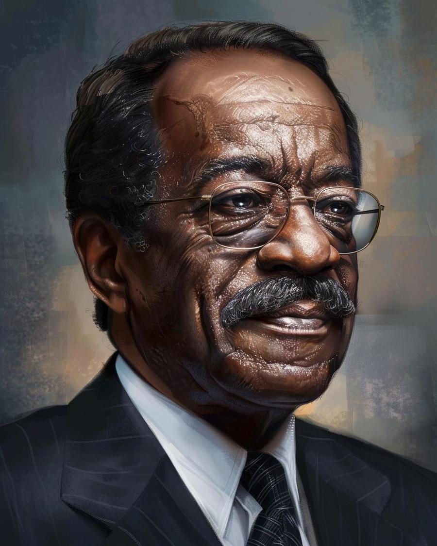 Johnnie Cochran net worth at the time of his death illustrated in a graph.