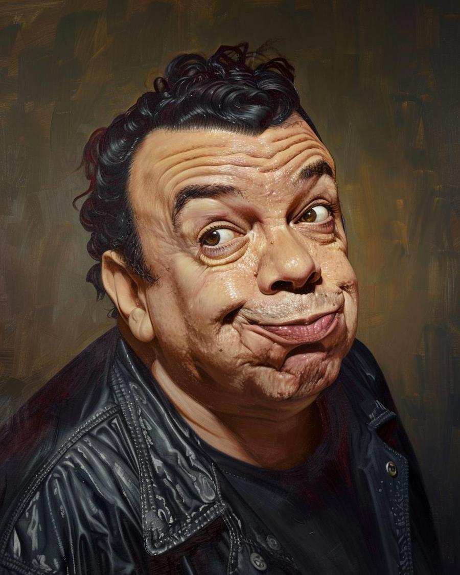 Carlos Mencia smiling with background hinting at his net worth, image-1337495527.