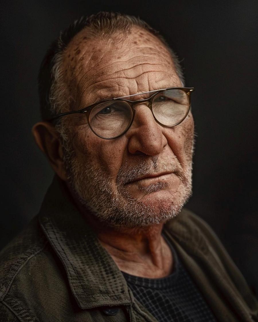 Ed O'Neill smiling, graphical representation highlighting his net worth in millions, 5405188090.