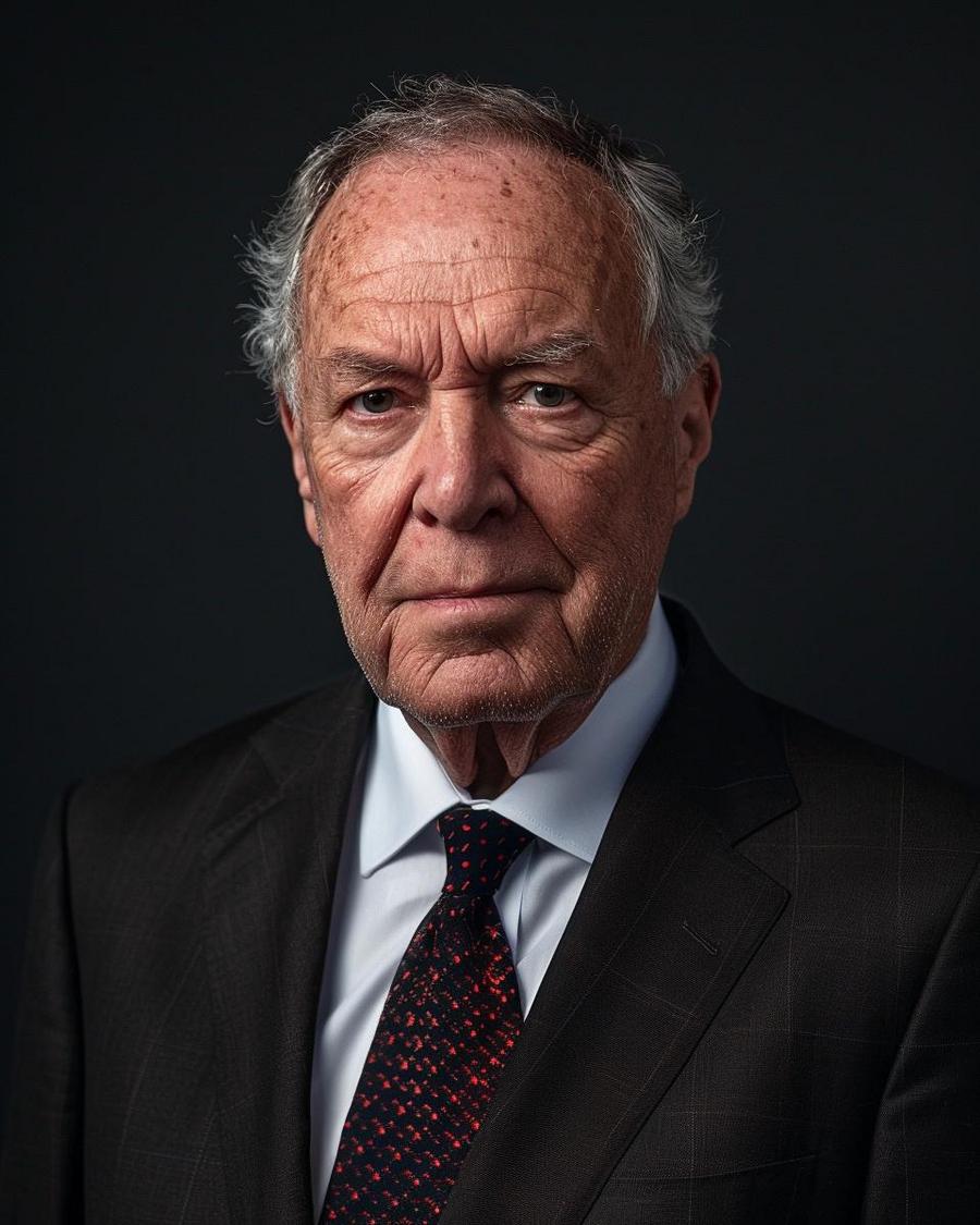 What is Hal Lambert's estimated net worth in 2023? Hal Lambert smiling with a graph showing the significant increase in his net worth in 2023.