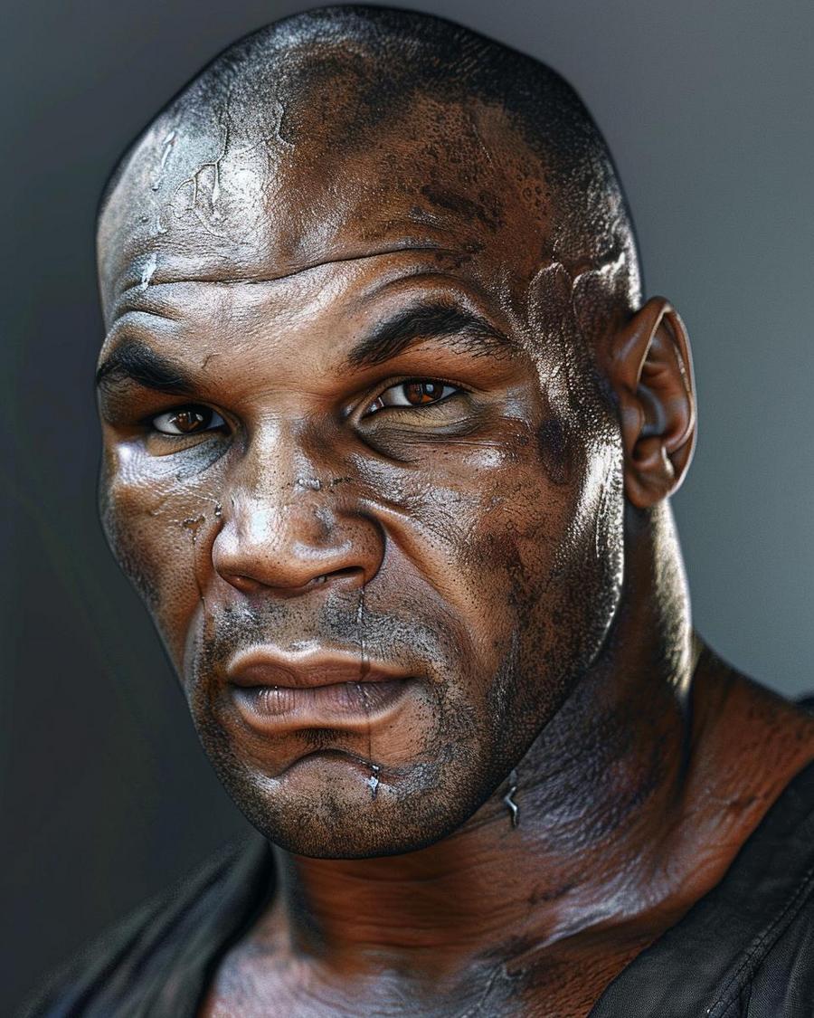 Mike Tyson's net worth in 2024, infographic detailing financial achievements and earnings.