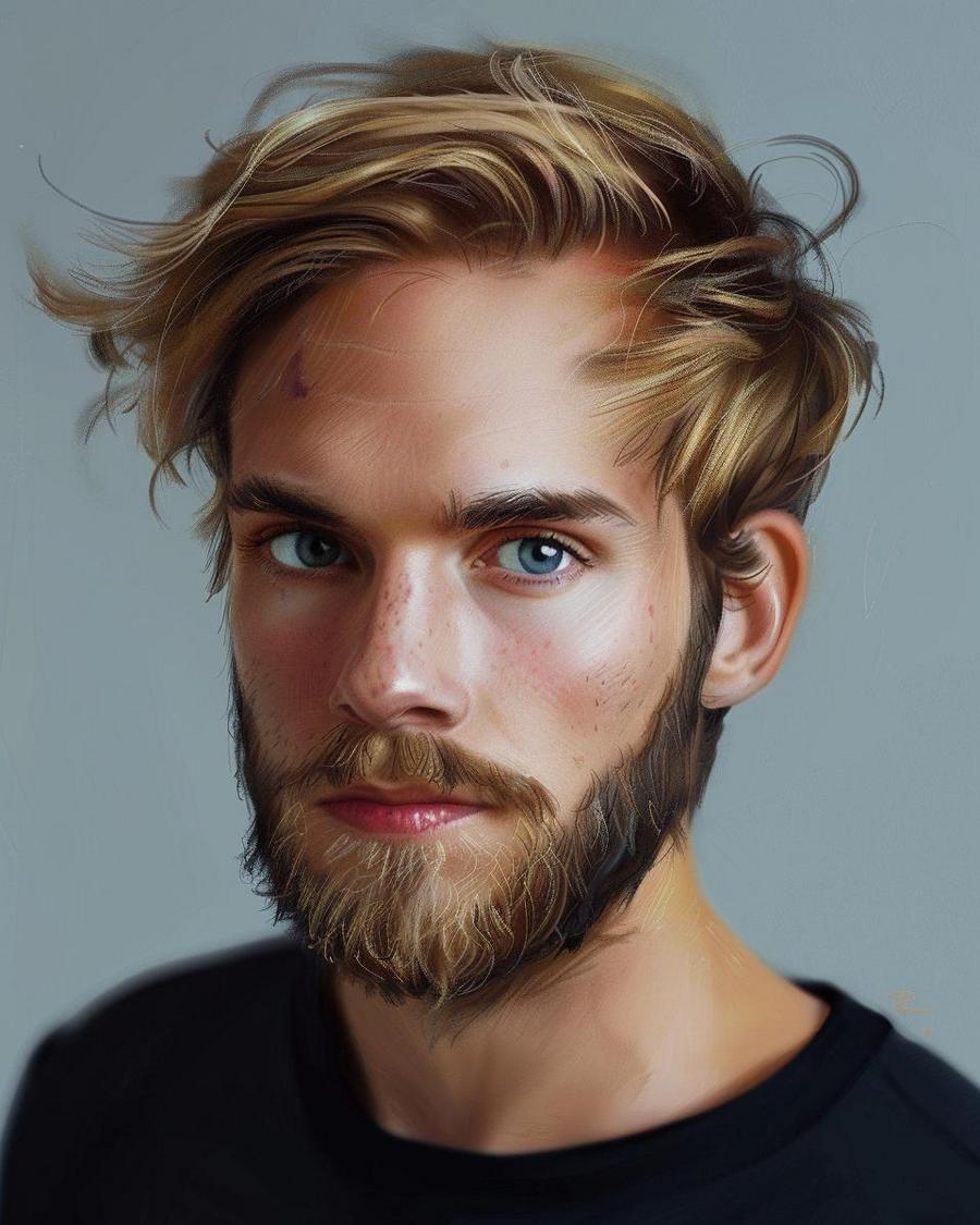 Informative chart showing PewDiePie's net worth progression up to 2023 for financial analysis.