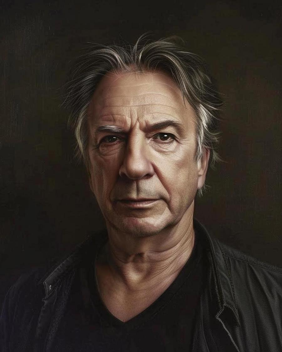 Who inherited Alan Rickman's money after his death? Alan Rickman networth allocation, beneficiaries smiling, posthumous inheritance celebration.