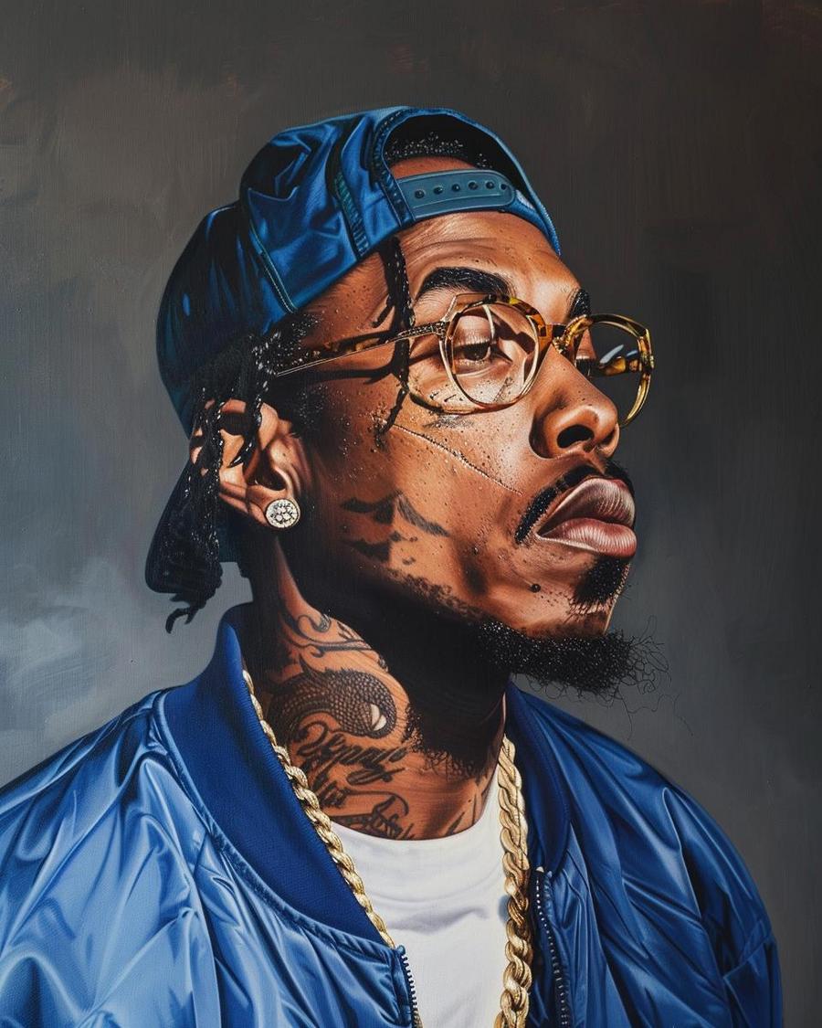 Crip Mac smiling, graphical illustration highlighting Crip Mac net worth and career milestones.