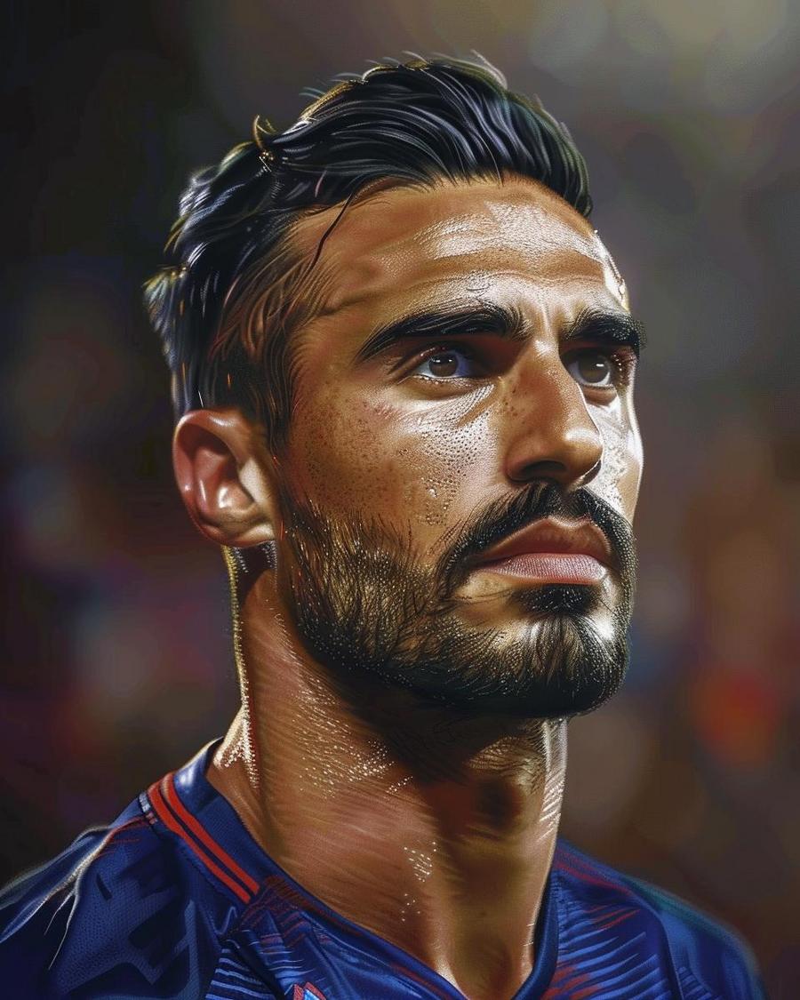 Sebastian Lletget smiling, a key figure in discussions on Sebastian Lletget net worth.
