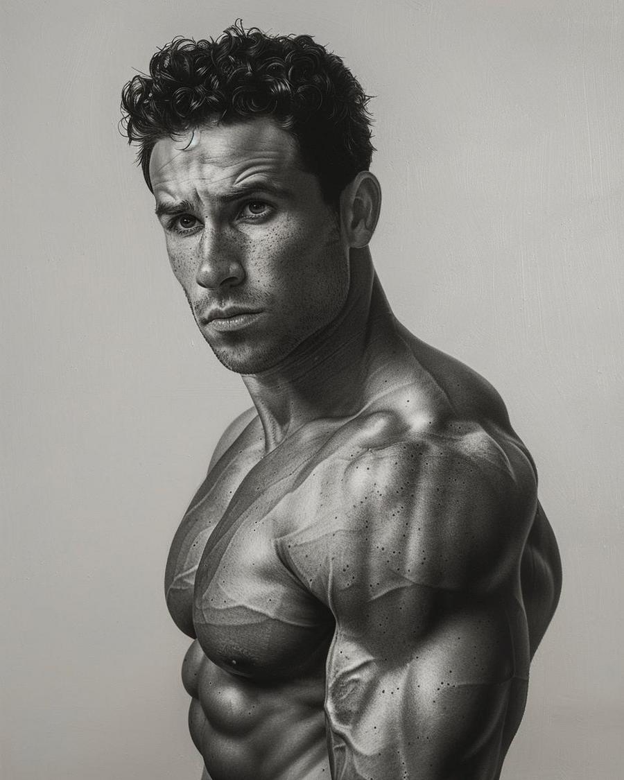 Vince Sant, fitness entrepreneur, posing, illustrating aspects of his net worth growth.