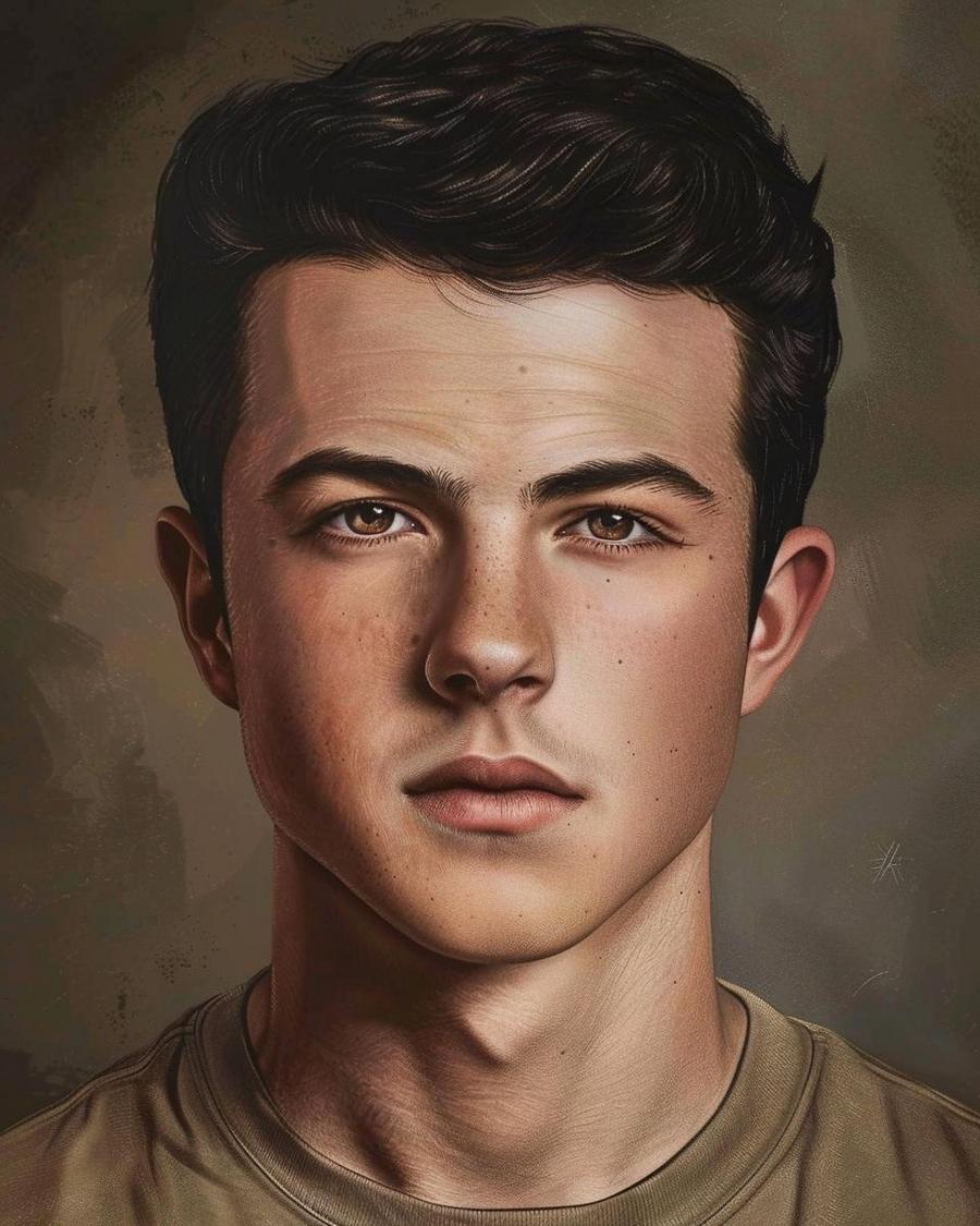 How Did Dylan Minnette Start His Career? Dylan Minnette smiling in professional attire, early career beginnings, dylan minnette net worth.