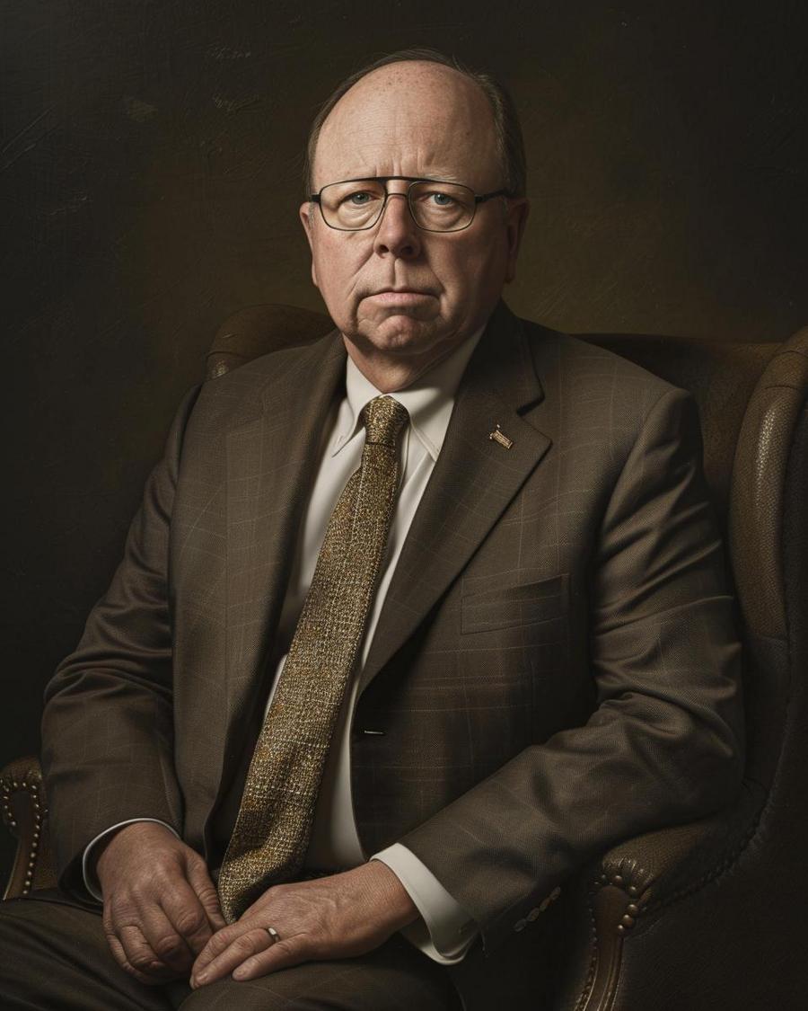 How Has Robert Morris's Career Influenced His Net Worth? Robert Morris smiling beside a graph showing his net worth increase over time