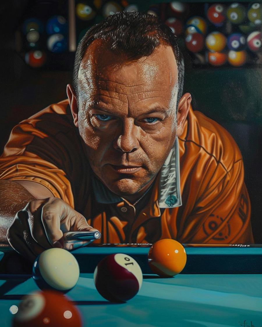 How Has Shane Van Boening Built His Net Worth Over the Years? Shane Van Boening holding trophies showcasing his net worth growth over the years.