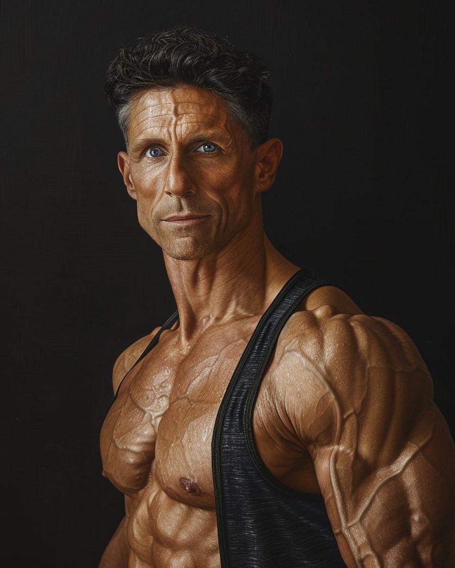 Jeff Cavaliere standing with a backdrop detailing his current net worth figures.