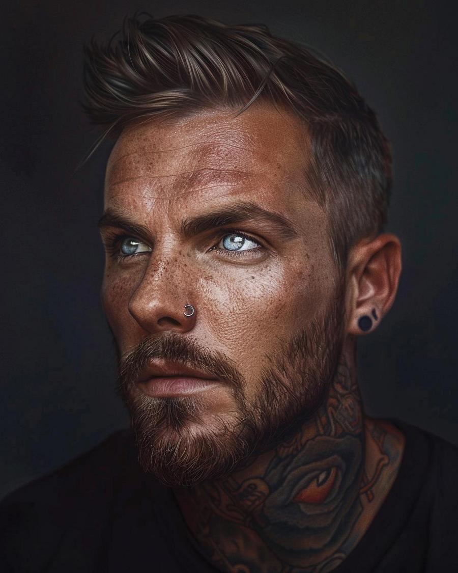 What is the Current Net Worth of Matt Pokora? Matt Pokora smiling, infographic detailing current net worth in background.