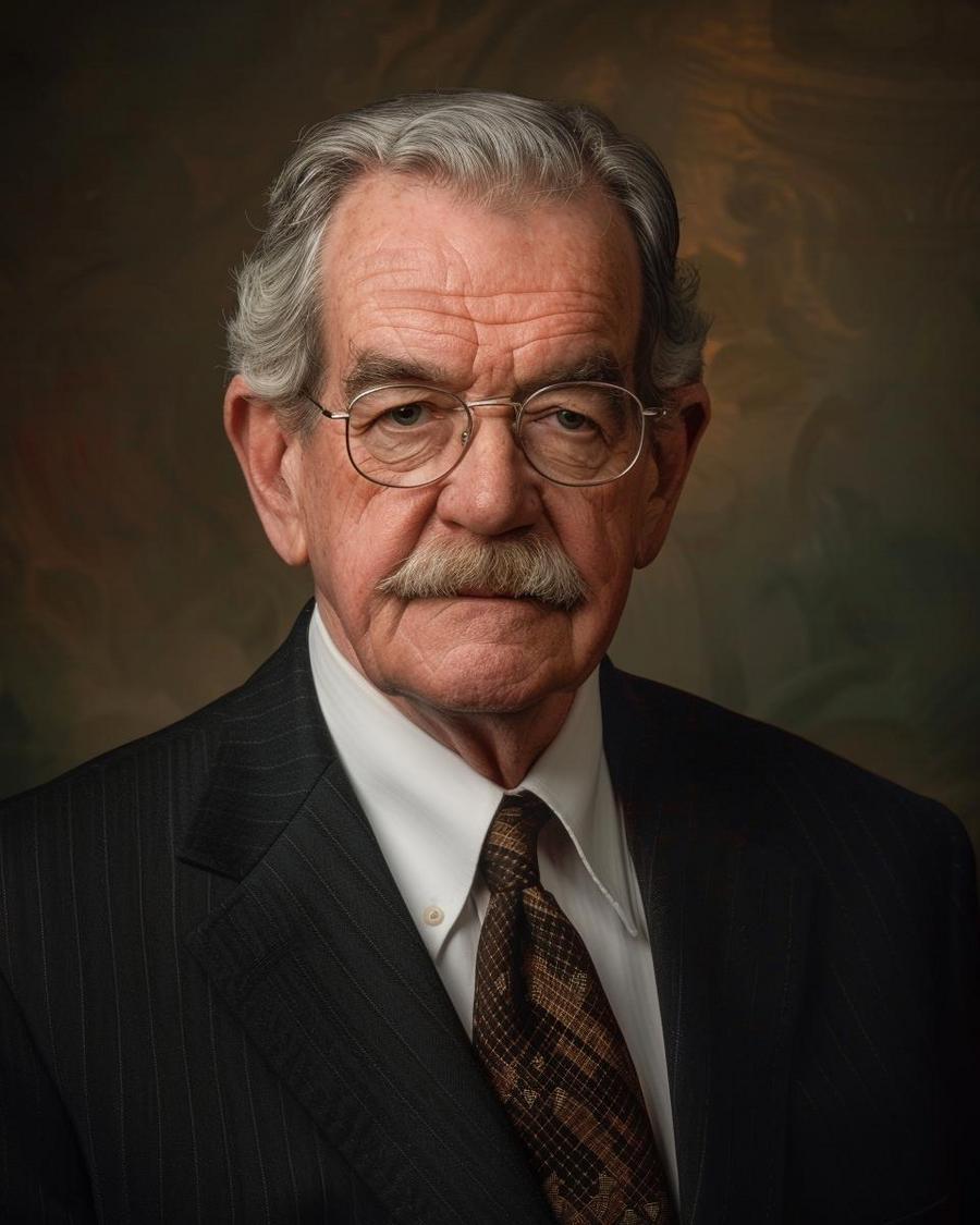 Terry Sanderson smiling in suit, discussing terry sanderson net worth at a public event.