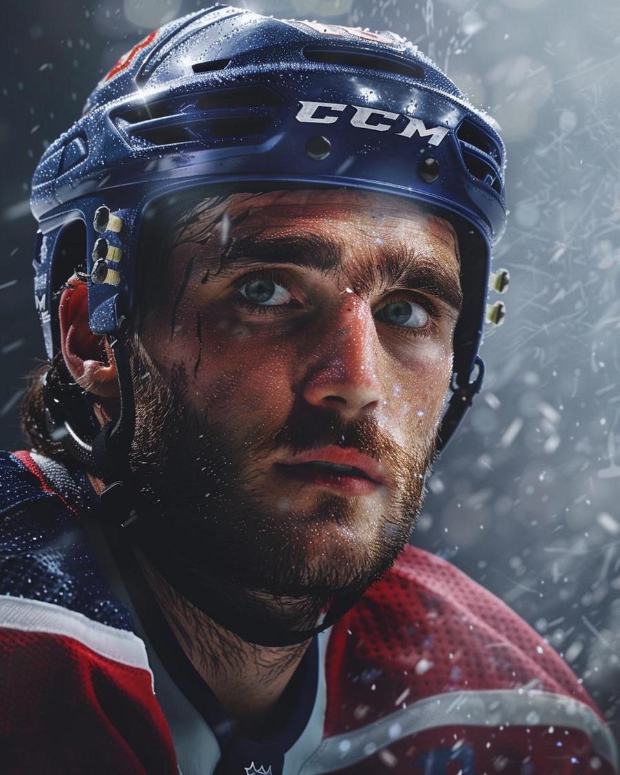 What Were Nic Kerdiles' Professional Achievements? Nic Kerdiles smiling with hockey gear, highlighting his achievements. Keyword: Nic Kerdiles net worth.