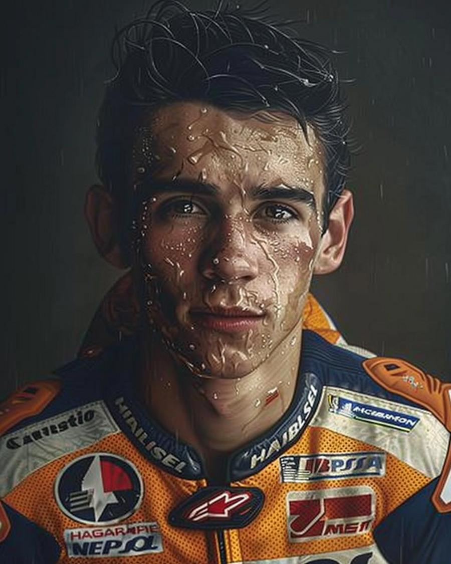 What is Marc Marquez's Salary? Marc Marquez posing beside motorcycle; discuss Marc Marquez net worth and salary details.