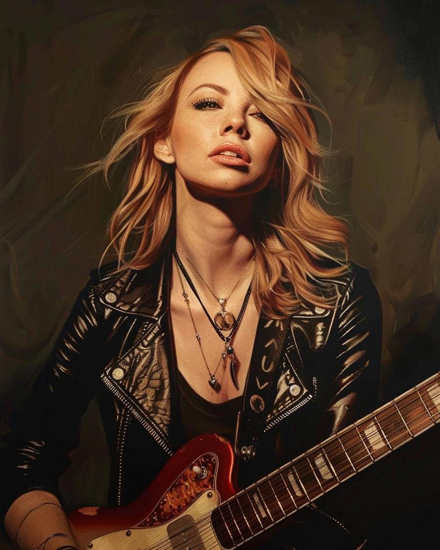 Which Awards and Recognitions Has Samantha Fish Received? Samantha Fish holding award, symbolizing her career success and worth. Samantha Fish net worth