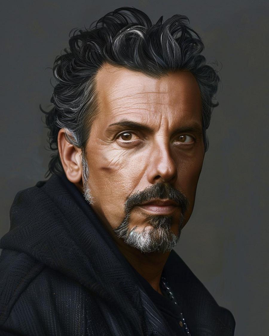 Oded Fehr smiling at a red carpet event, dressed in a suit. Oded Fehr net worth.